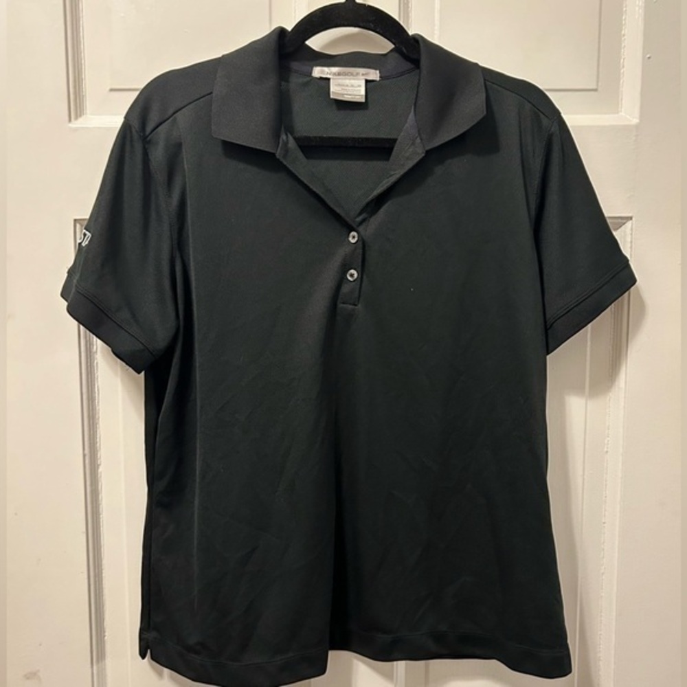 Black Nike FITDRY Golf Polo | Men’s XL